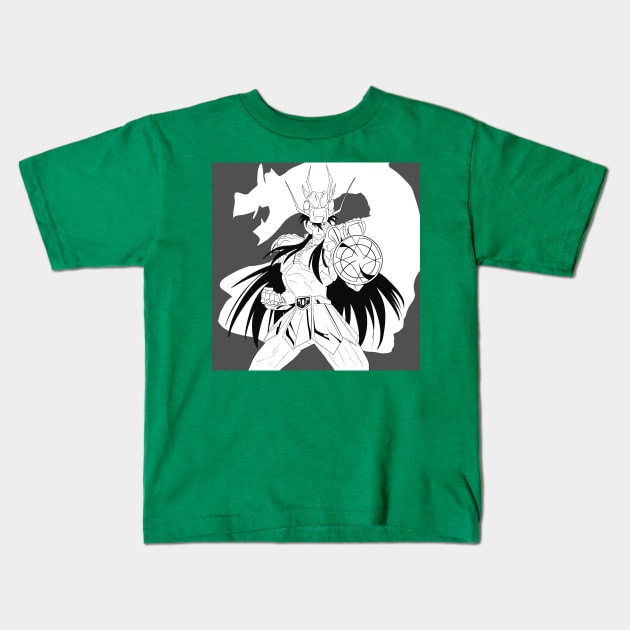 Saint Dragon Shiryu myth cloth Kids T-Shirt by jorge_lebeau